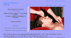 Desktop Screenshot of magicalmomentsofmassage.com